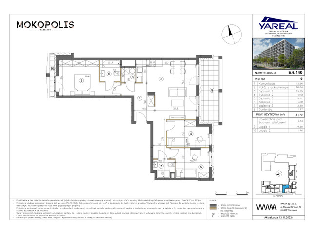 Mieszkanie w inwestycji MOKOPOLIS, symbol E.6.140 » nportal.pl