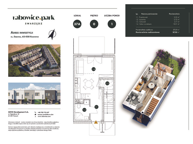 Mieszkanie w inwestycji Rabowice Park Swarzędz, symbol 37A » nportal.pl