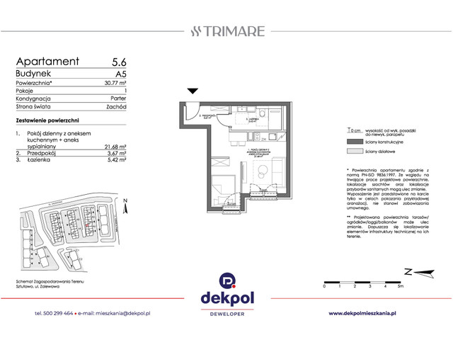 Mieszkanie w inwestycji TRIMARE, symbol 5.6 » nportal.pl