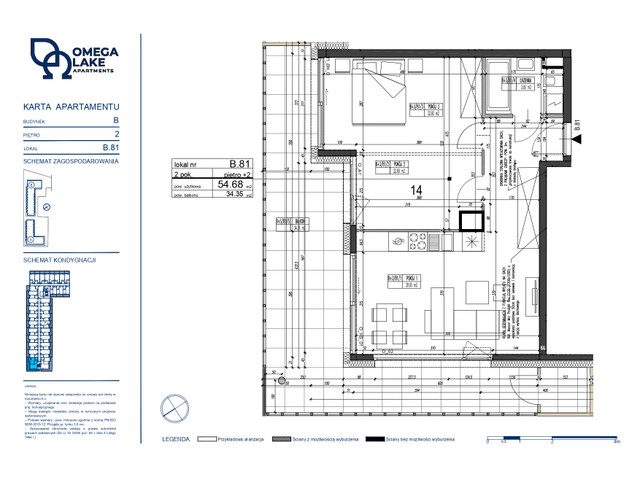 Mieszkanie w inwestycji Omega Lake Apartments, symbol B.2.81 » nportal.pl