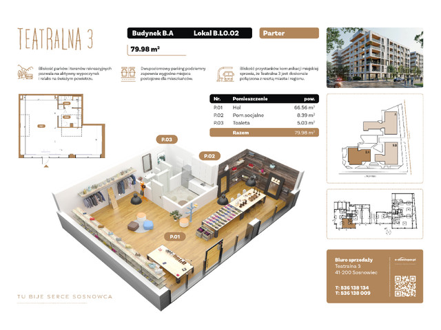 Komercyjne w inwestycji Teatralna 3, symbol BL02 » nportal.pl