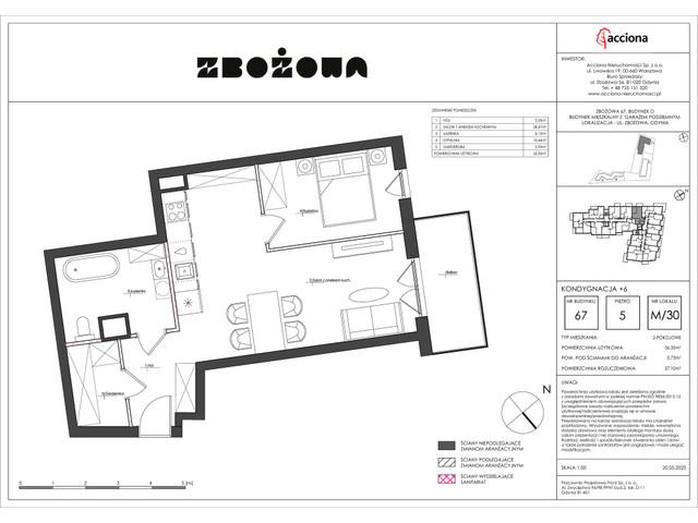 Mieszkanie w inwestycji ZBOŻOWA, symbol 67-67.30 » nportal.pl