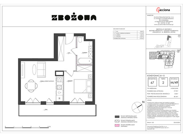 Mieszkanie w inwestycji ZBOŻOWA, symbol 67-67.49 » nportal.pl