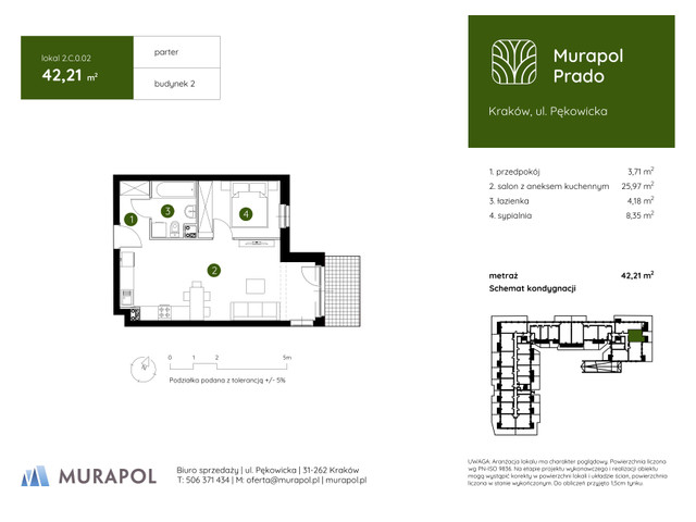 Mieszkanie w inwestycji Murapol Prado, symbol 2.C.0.02 » nportal.pl