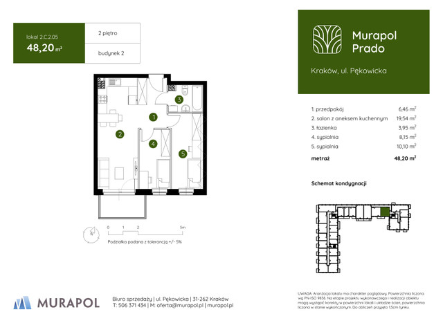 Mieszkanie w inwestycji Murapol Prado, symbol 2.C.2.05 » nportal.pl