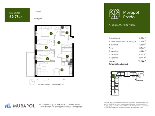 Mieszkanie w inwestycji Murapol Prado, symbol 2.B.3.08 » nportal.pl