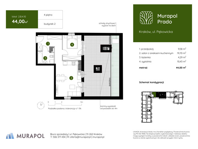 Mieszkanie w inwestycji Murapol Prado, symbol 2.B.4.10 » nportal.pl