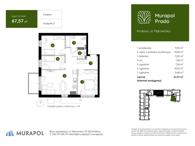 Mieszkanie w inwestycji Murapol Prado, symbol 2.C.4.04 » nportal.pl