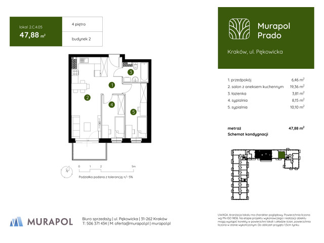 Mieszkanie w inwestycji Murapol Prado, symbol 2.C.4.05 » nportal.pl