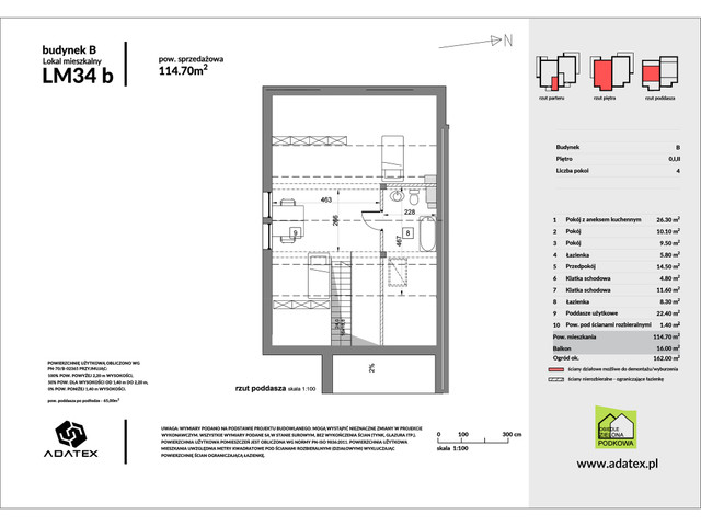 Mieszkanie w inwestycji Zielona Podkowa, symbol 34B-34/b » nportal.pl