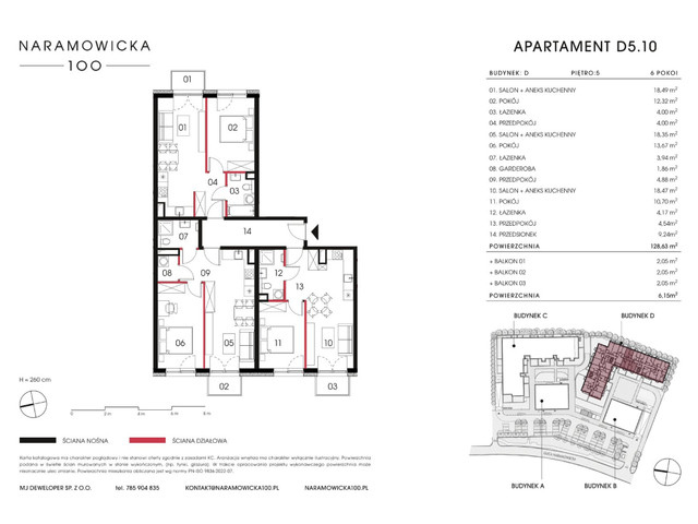 Mieszkanie w inwestycji Naramowicka 100, symbol D-D5.10 » nportal.pl