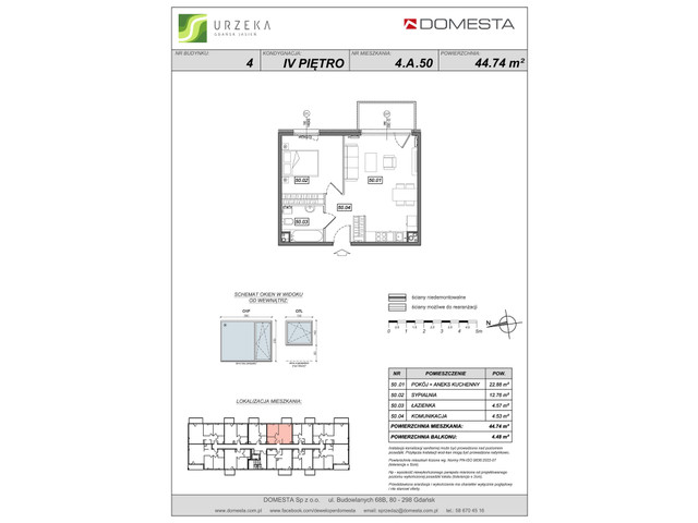 Mieszkanie w inwestycji Urzeka, symbol 4-4.A.50 » nportal.pl