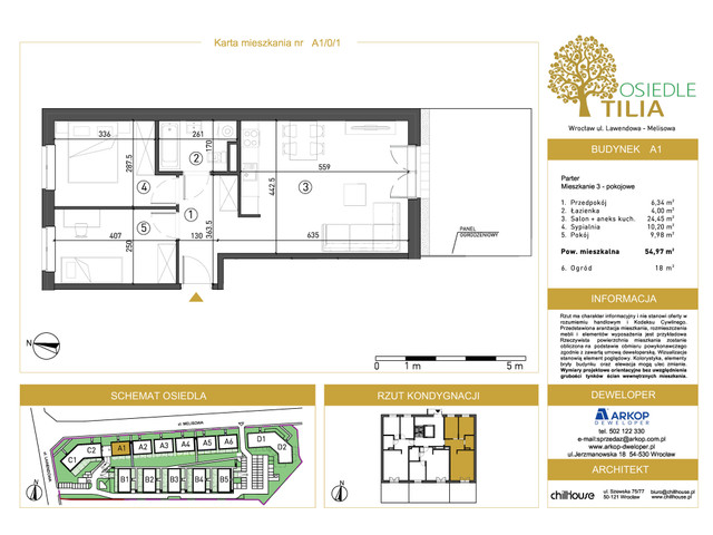 Mieszkanie w inwestycji Osiedle Tilia, symbol A1-A1/0/1 » nportal.pl