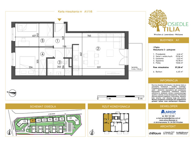 Mieszkanie w inwestycji Osiedle Tilia, symbol A1-A1/1/6 » nportal.pl