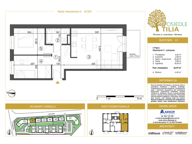 Mieszkanie w inwestycji Osiedle Tilia, symbol A1-A1/2/7 » nportal.pl