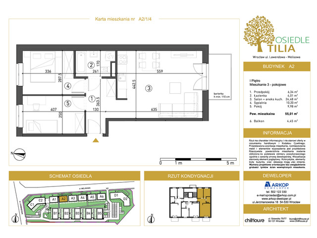 Mieszkanie w inwestycji Osiedle Tilia, symbol A2-A2/1/4 » nportal.pl