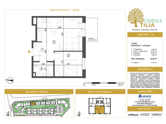 Mieszkanie w inwestycji Osiedle Tilia, symbol A2-A2/2/8 » nportal.pl