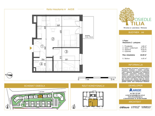 Mieszkanie w inwestycji Osiedle Tilia, symbol A4-A4/2/8 » nportal.pl