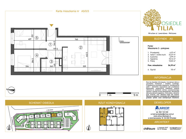 Mieszkanie w inwestycji Osiedle Tilia, symbol A5-A5/0/3 » nportal.pl