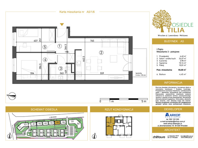 Mieszkanie w inwestycji Osiedle Tilia, symbol A5-A5/1/6 » nportal.pl