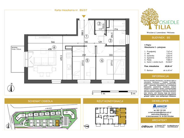 Mieszkanie w inwestycji Osiedle Tilia, symbol B5-B5/2/7 » nportal.pl