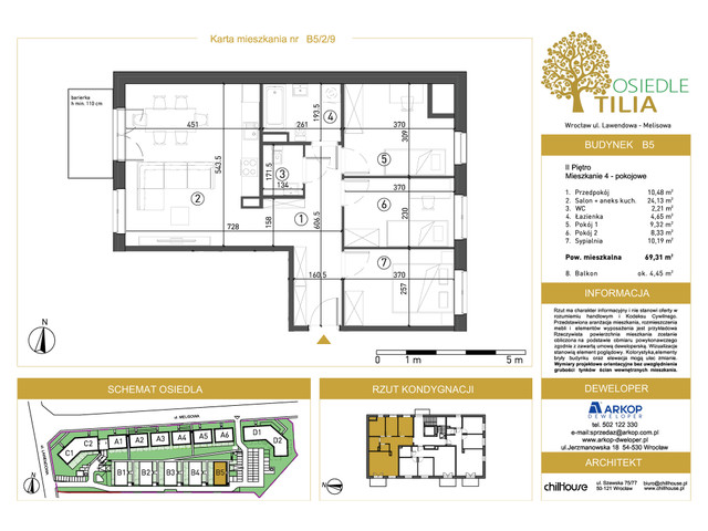 Mieszkanie w inwestycji Osiedle Tilia, symbol B5-B5/2/9 » nportal.pl