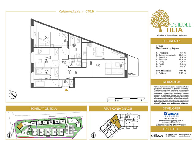 Mieszkanie w inwestycji Osiedle Tilia, symbol C1-C1/2/9 » nportal.pl