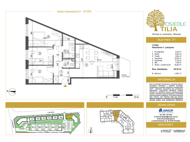 Mieszkanie w inwestycji Osiedle Tilia, symbol D1-D1/2/9 » nportal.pl