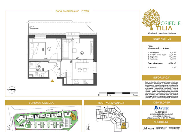 Mieszkanie w inwestycji Osiedle Tilia, symbol D2-D2/0/2 » nportal.pl