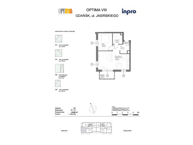 Mieszkanie w inwestycji Optima, symbol B.1.2.2 » nportal.pl