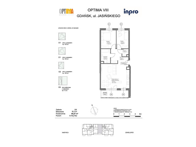 Mieszkanie w inwestycji Optima, symbol B.2.5.4 » nportal.pl