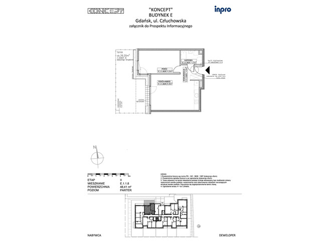Mieszkanie w inwestycji Koncept, symbol E-E.1.1.8 » nportal.pl