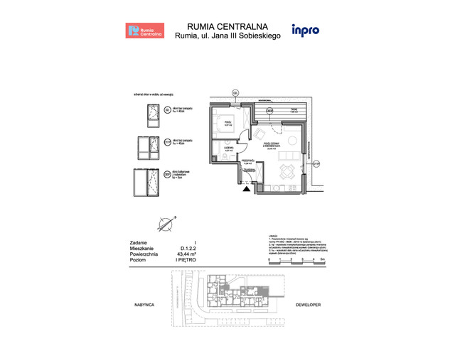 Mieszkanie w inwestycji Rumia Centralna, symbol D.1.2.2 » nportal.pl