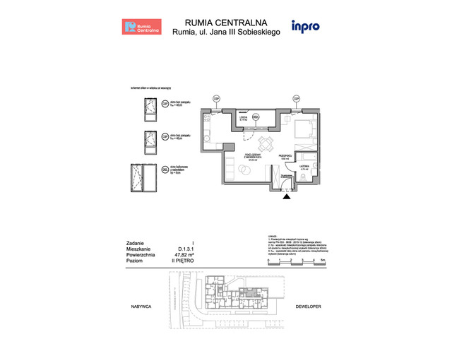 Mieszkanie w inwestycji Rumia Centralna, symbol D.1.3.1 » nportal.pl