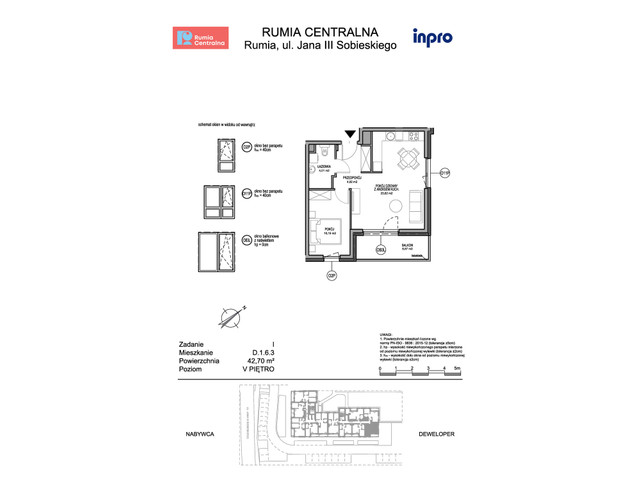 Mieszkanie w inwestycji Rumia Centralna, symbol D.1.6.3 » nportal.pl