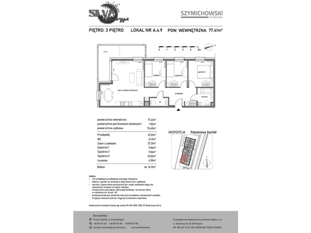 Mieszkanie w inwestycji Silva Straszyn, symbol A-A.4.9 » nportal.pl