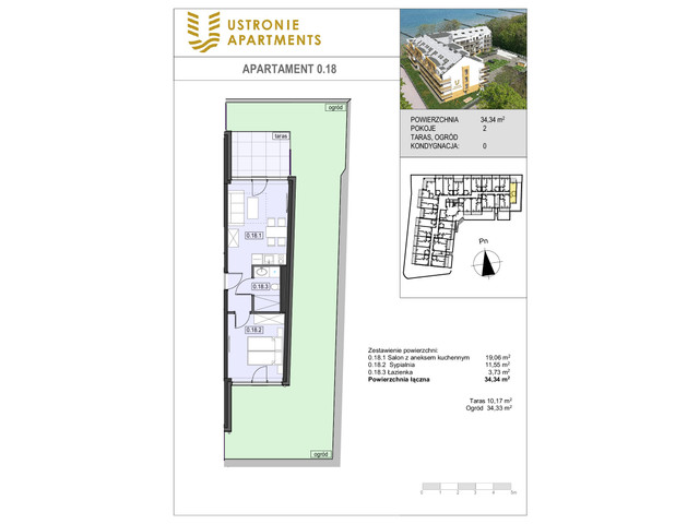 Mieszkanie w inwestycji Ustronie Apartments, budynek Superior, symbol 0_18 » nportal.pl