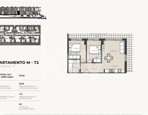 Mieszkanie na sprzedaż, Portugalia Lourinhã E Atalaia, 214 492 dolar (823 651 zł), 61 m2, 98504446