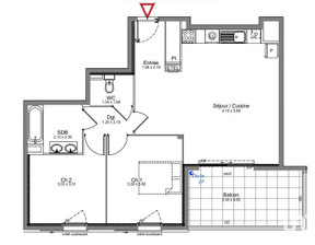 Mieszkanie na sprzedaż, Francja Valbonne, 387 621 dolar (1 492 340 zł), 67 m2, 96030817