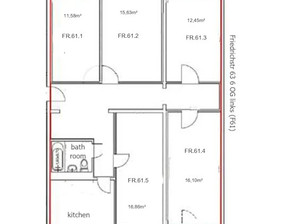 Kawalerka do wynajęcia, Niemcy Berlin Friedrichstraße, 886 dolar (3622 zł), 16 m2, 101126177