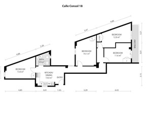 Kawalerka do wynajęcia, Hiszpania Valencia Carrer Consol, 616 dolar (2470 zł), 70 m2, 101526667