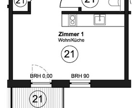 Kawalerka do wynajęcia, Niemcy Berlin Crailsheimer Straße, 1217 dolar (5086 zł), 29 m2, 95220420