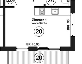 Kawalerka do wynajęcia, Niemcy Berlin Crailsheimer Straße, 1305 dolar (5102 zł), 31 m2, 95220421