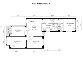 Kawalerka do wynajęcia, Hiszpania Valencia Calle Antonio Ponz, 464 dolar (1924 zł), 70 m2, 99942543