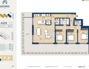 Mieszkanie na sprzedaż, Portugalia Vila Nova De Gaia, 736 656 dolar (2 850 861 zł), 126 m2, 99916438