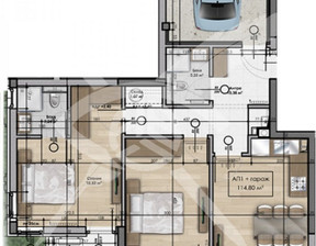 Mieszkanie na sprzedaż, Bułgaria София/sofia Витоша/Vitosha, 208 062 dolar (850 975 zł), 110 m2, 99793073