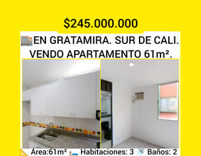 Mieszkanie na sprzedaż, Kolumbia Cali Calle , 58 235 dolar (223 621 zł), 61 m2, 100685071