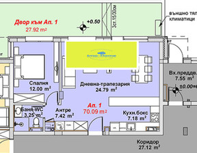 Mieszkanie na sprzedaż, Bułgaria София/sofia Бояна/Boiana, 173 380 dolar (705 659 zł), 70 m2, 102846940