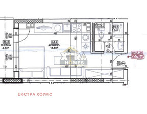 Kawalerka na sprzedaż, Bułgaria София/sofia Малинова долина/Malinova dolina, 42 759 dolar (171 464 zł), 31 m2, 102051098