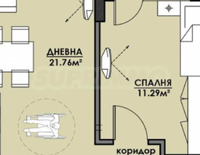 Mieszkanie na sprzedaż, Bułgaria Бургас/burgas Славейков/Slaveykov, 72 711 dolar (297 389 zł), 62 m2, 101914075